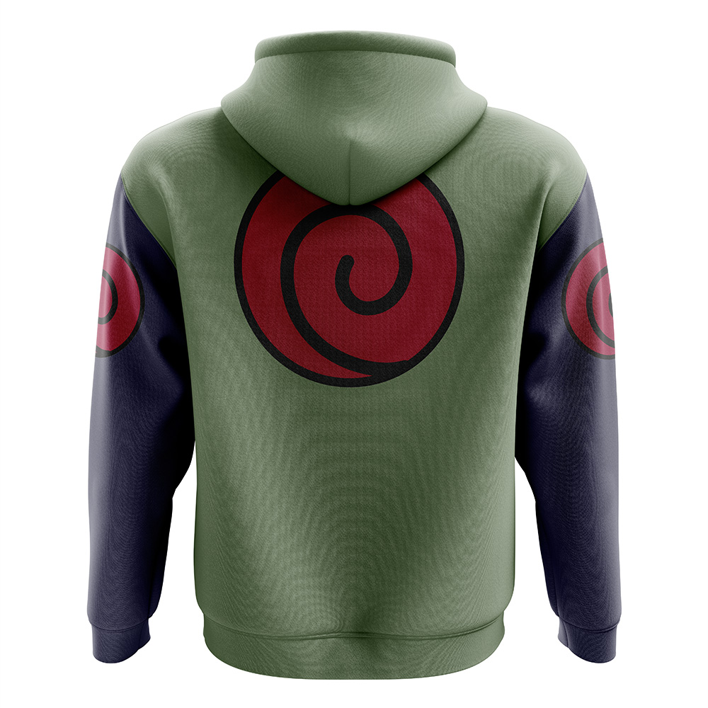 Buildercar - Konoha Jonin Shippuden Zip Hoodie Jacket - Image 2