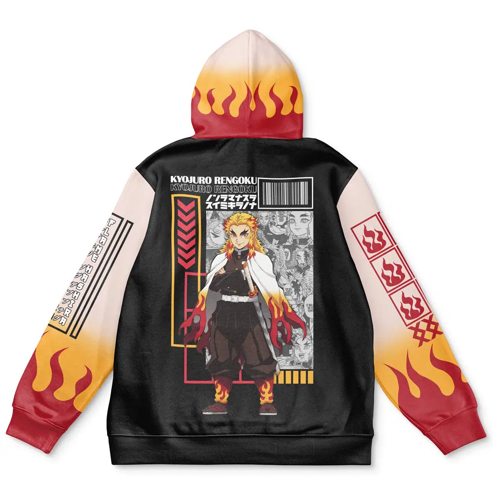 Buildercar - Kyojuro Rengoku Demon Slayer Streetwear Hoodie