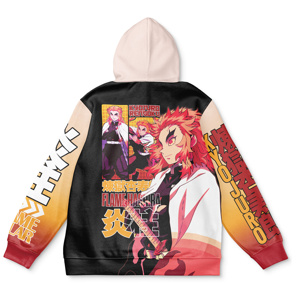 Buildercar - Kyojuro Rengoku V2 Demon Slayer Streetwear Hoodie