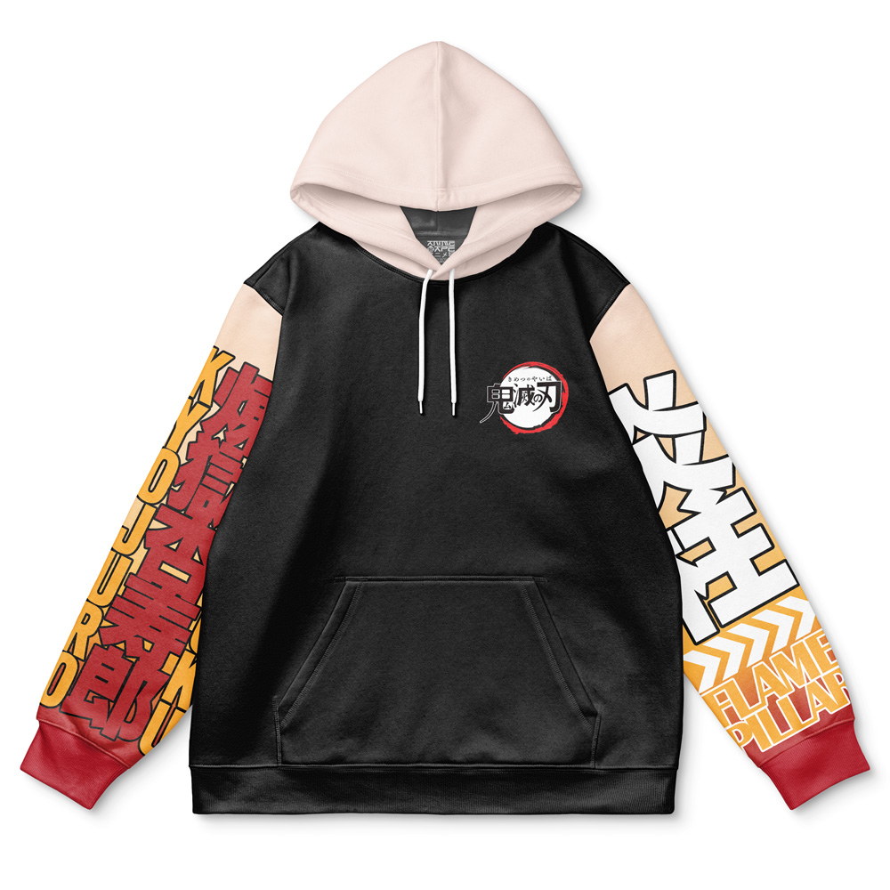 Buildercar - Kyojuro Rengoku V2 Demon Slayer Streetwear Hoodie - Image 2