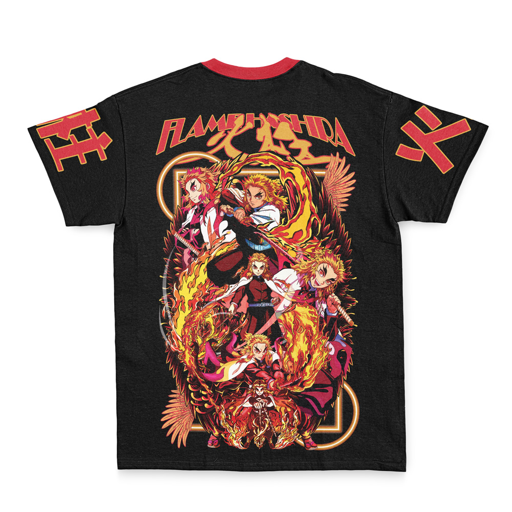 Buildercar - Kyojuro Rengoku V3 Demon Slayer Streetwear T-Shirt