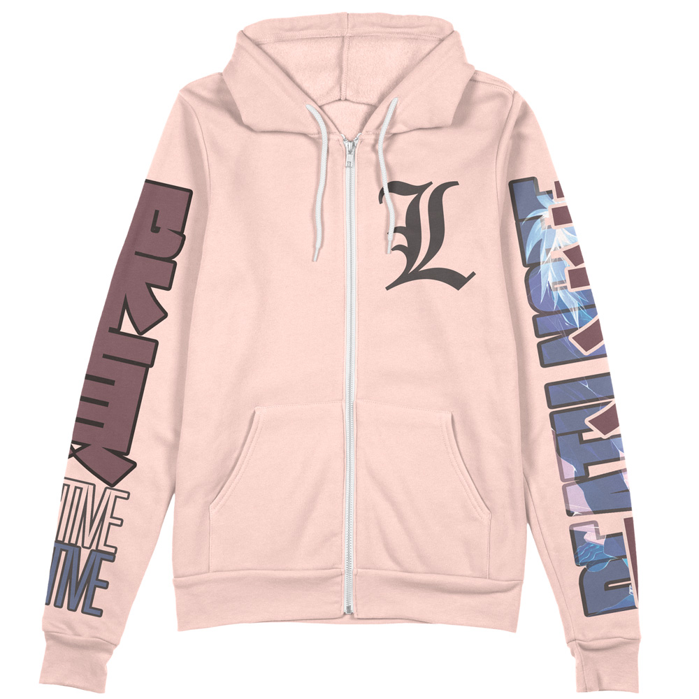 Buildercar - L Death Note Streetwear Zip Hoodie Jacket - Image 2