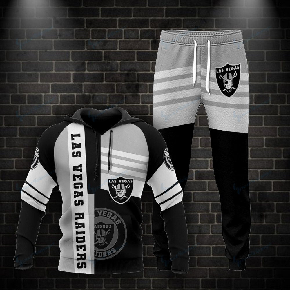 Buildercar - Las Vegas Raiders Personalized Hoodie and Jogger Set BG868