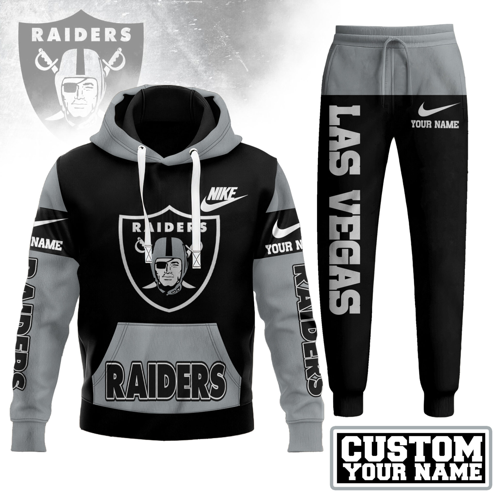 Buildercar - Las Vegas Raiders | Premium Hoodie & Pants Set 