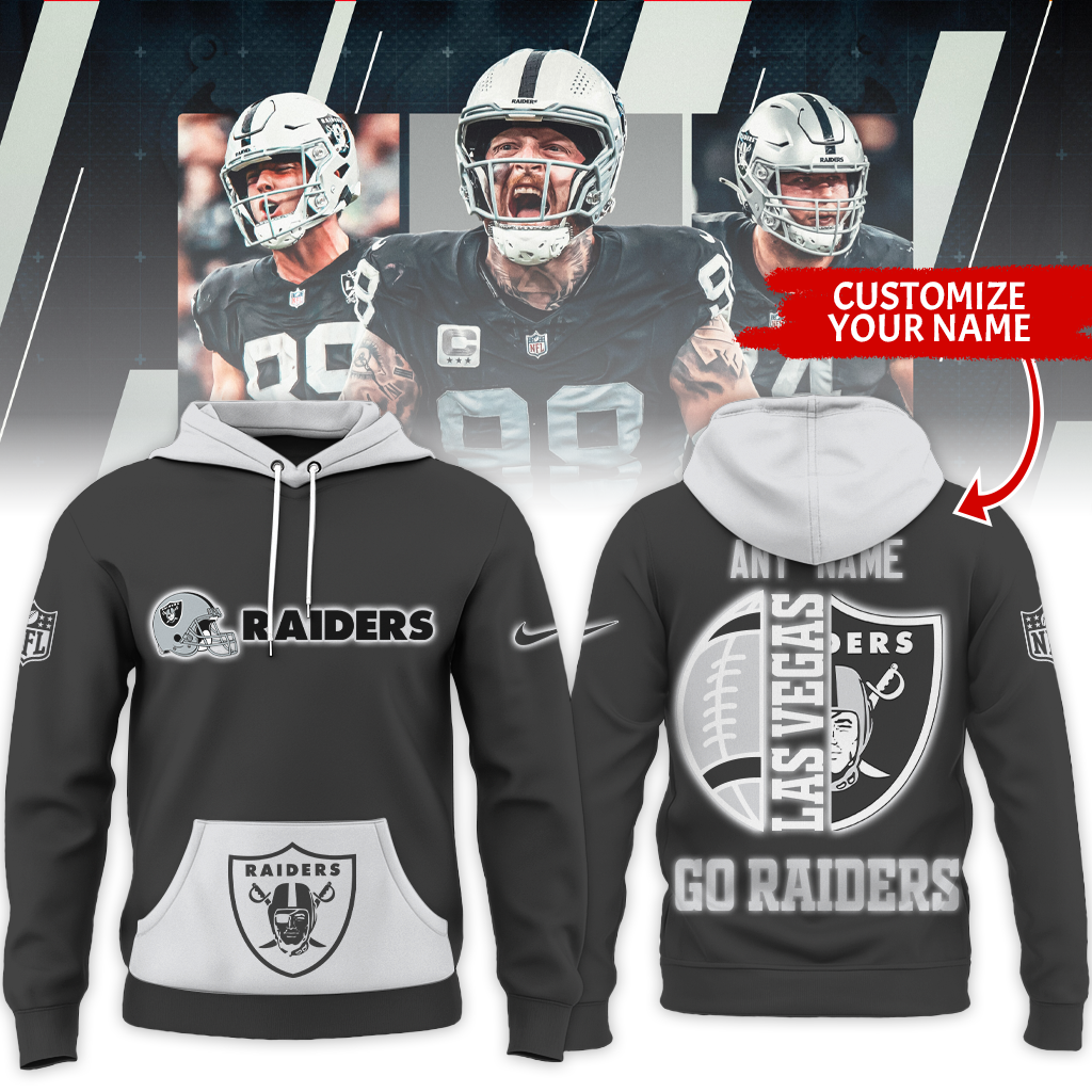 Buildercar - Las Vegas Raiders Premium NFL Color Rush Hoodie