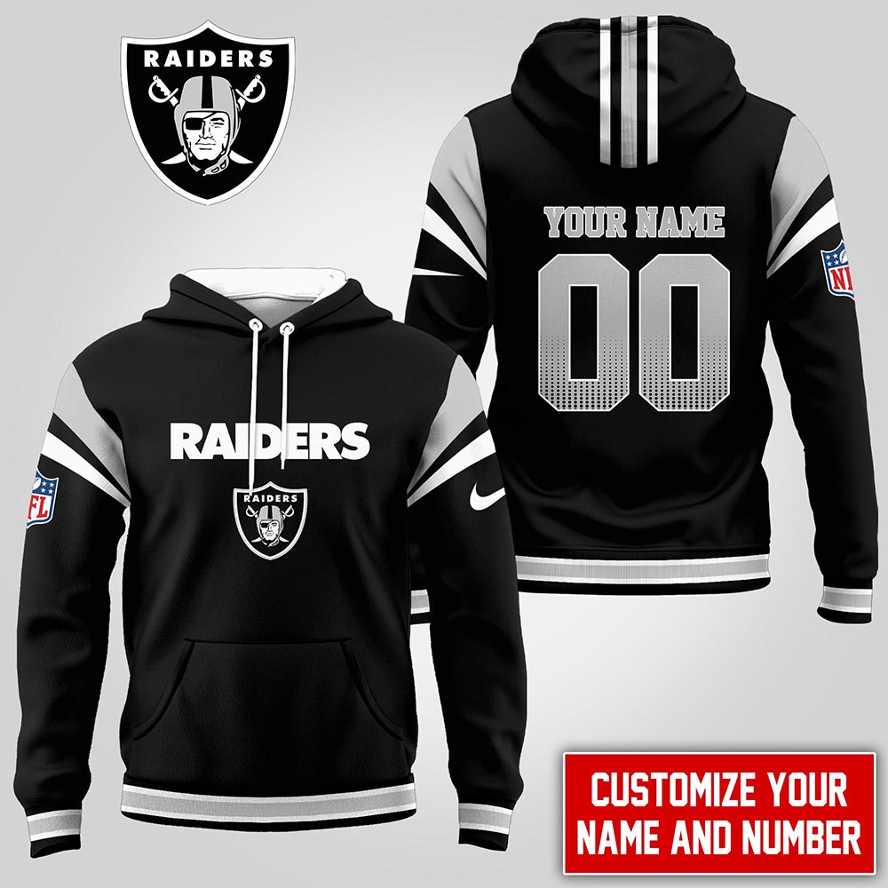 Buildercar - Las Vegas Raiders | Premium NFL Customized Hoodie