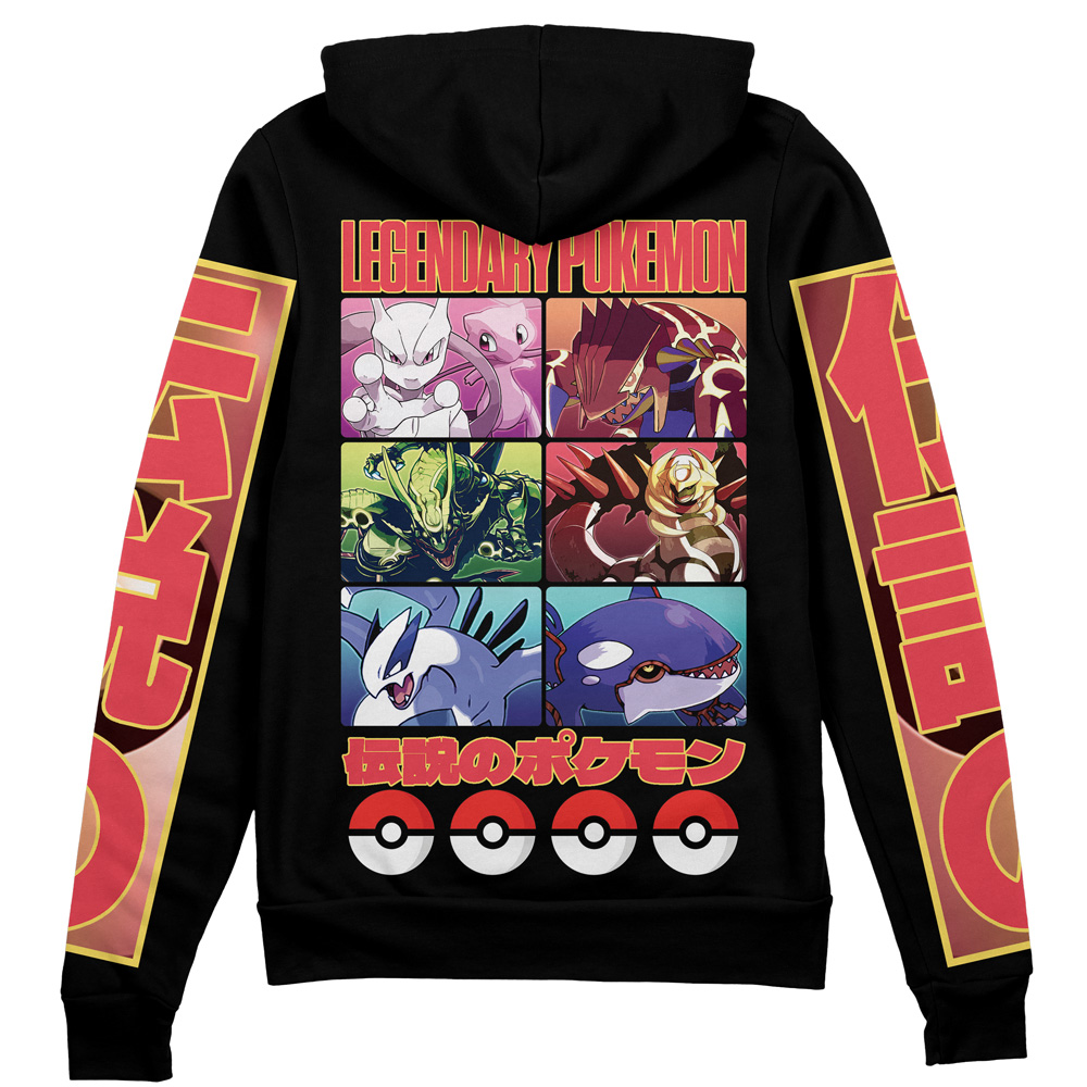 Buildercar - Legendary Pokemon Pokemon Streetwear Zip Hoodie Jacket
