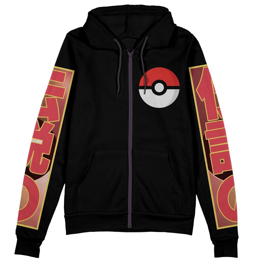 Buildercar - Legendary Pokemon Pokemon Streetwear Zip Hoodie Jacket - Image 2