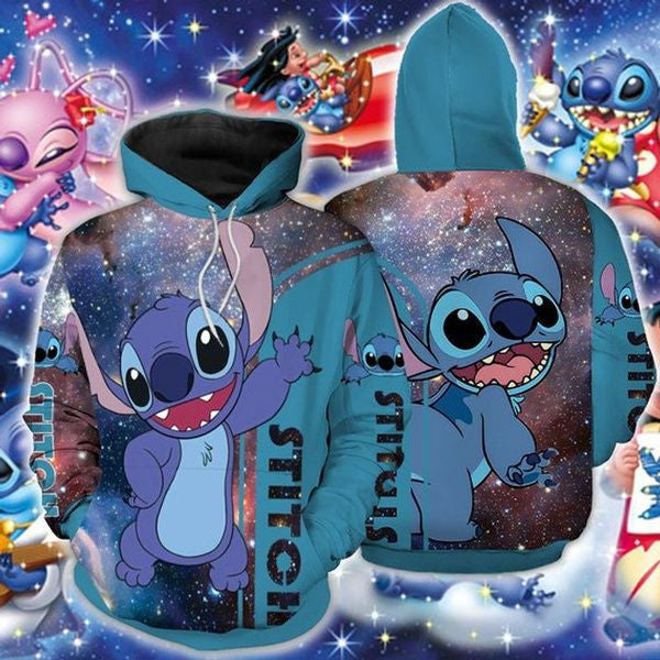 Buildercar - Lilo And Stitch Cute Lover Xiv 3d Hoodie