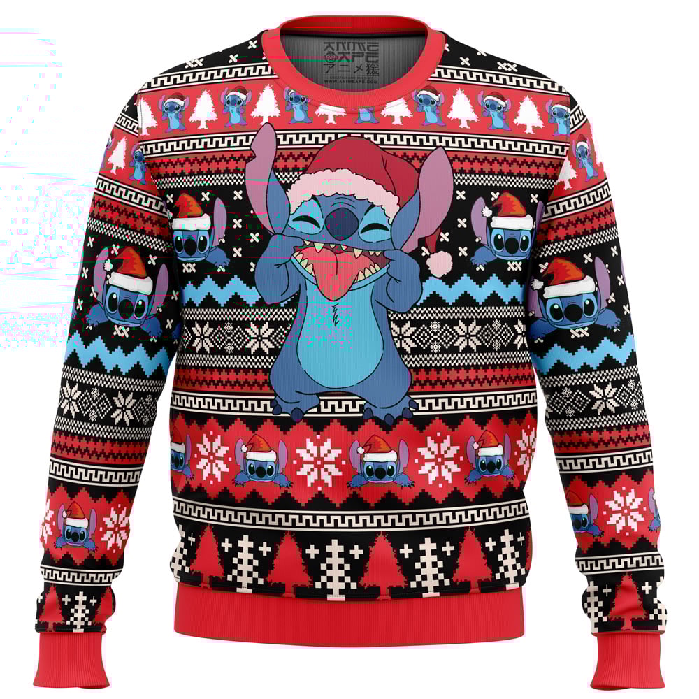 Buildercar - Lilo and Stitch Ugly Christmas Sweater