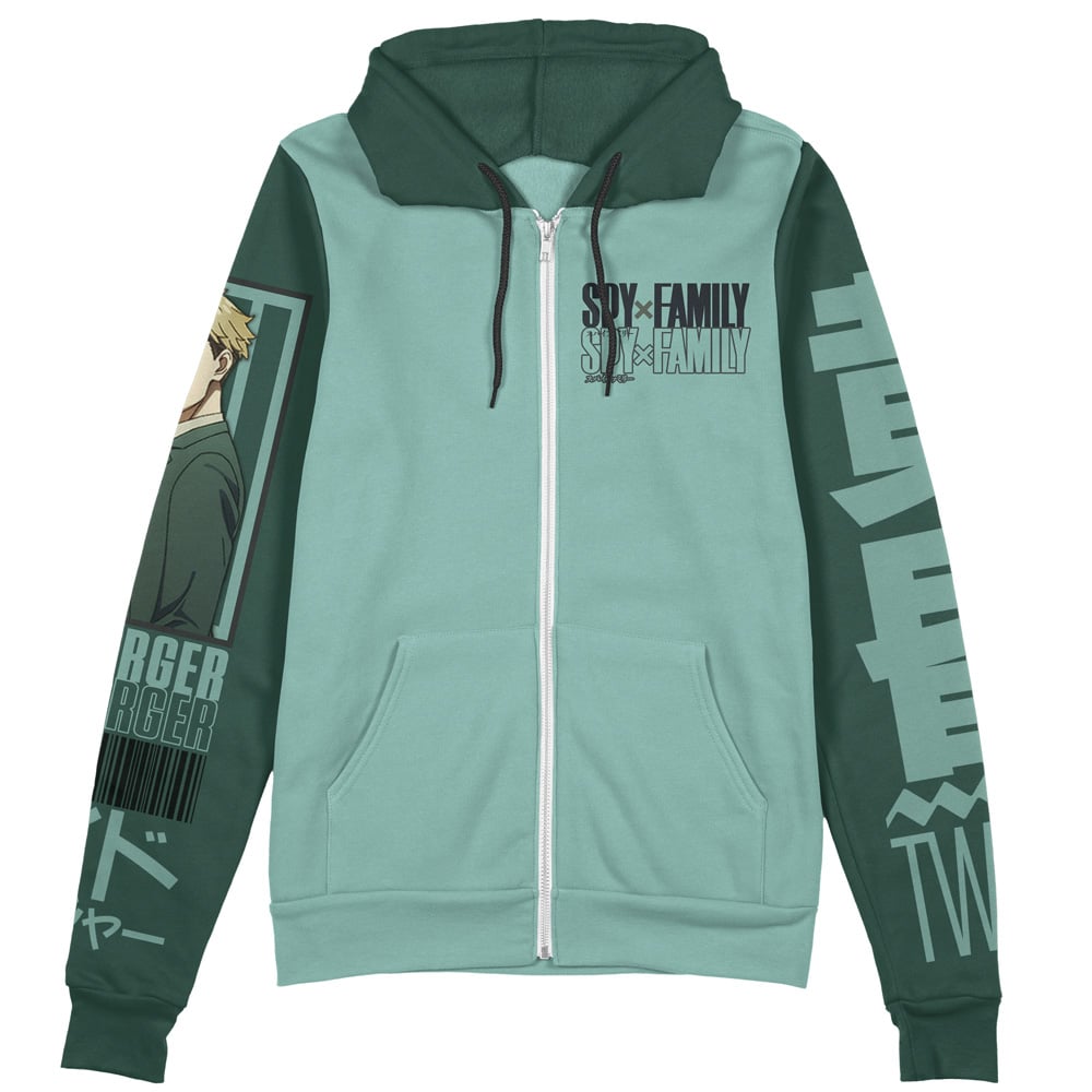 Buildercar - Loid Forger Spy x Family Streetwear Zip Hoodie Jacket - Image 2