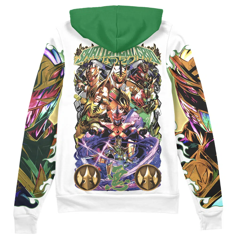 Buildercar - Lord Drakkon Mighty Morphin Power Rangers Streetwear Zip Hoodie Jacket