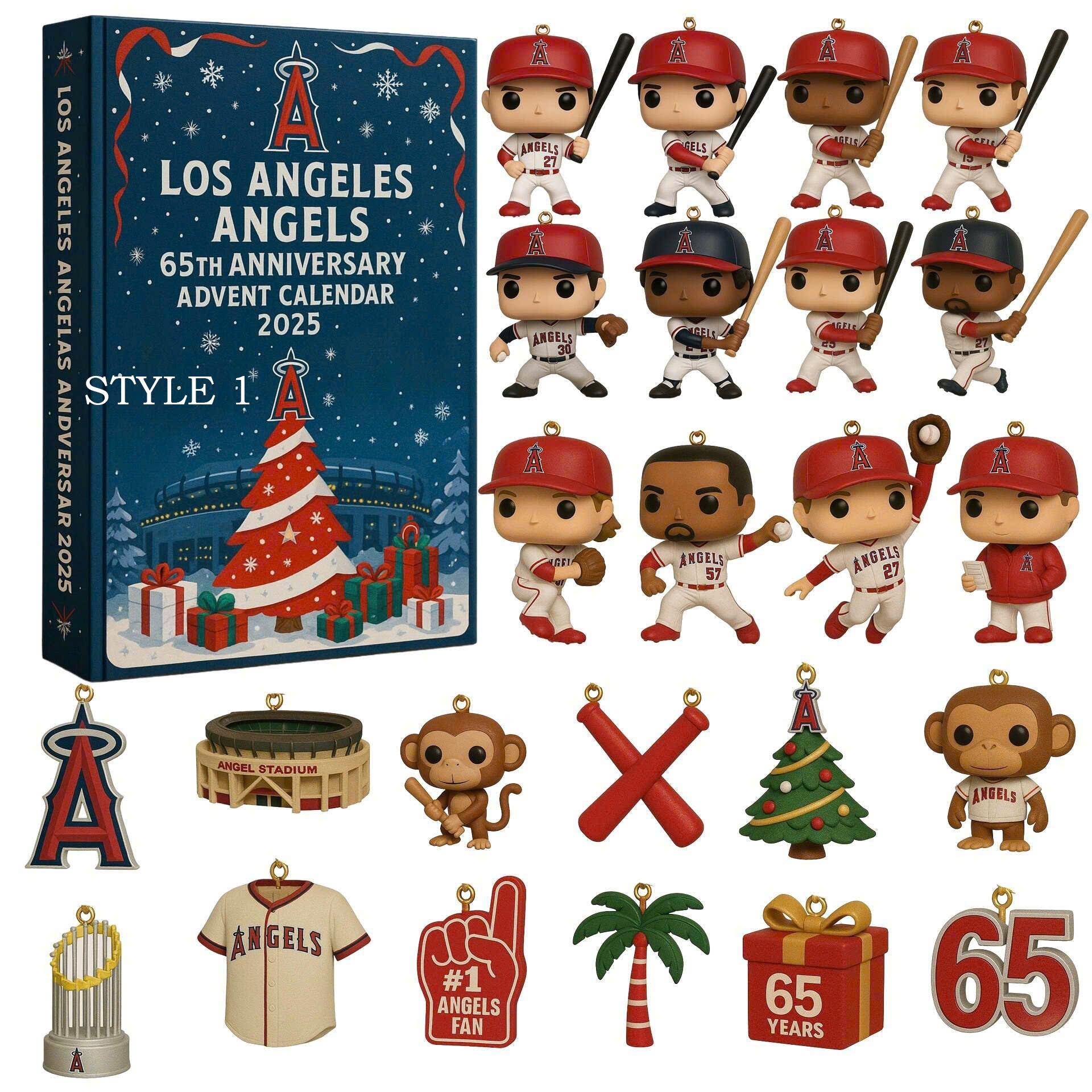 Buildercar - Los Angeles Angels Advent Calendar 2025 65TH ANNIVERSARY -2D Acrylic