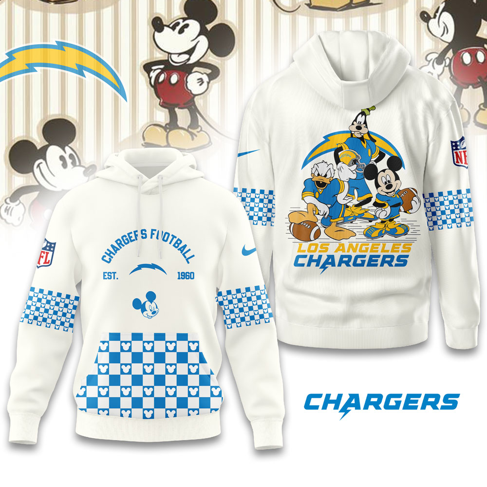 Buildercar - Los Angeles Chargers | Premium NFL Game Day Disney Hoodie