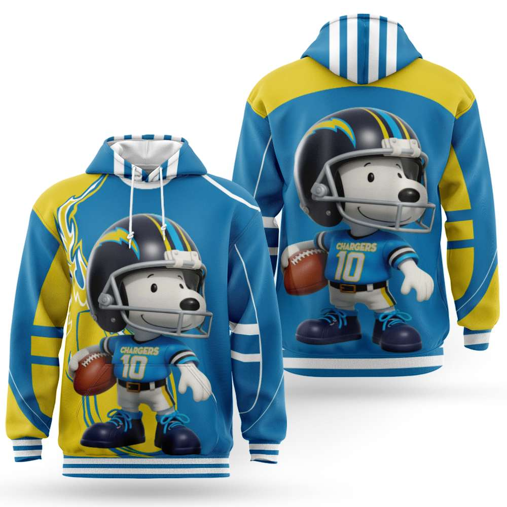Buildercar - Los Angeles Chargers Premium NFL x Snoopy Hoodie
