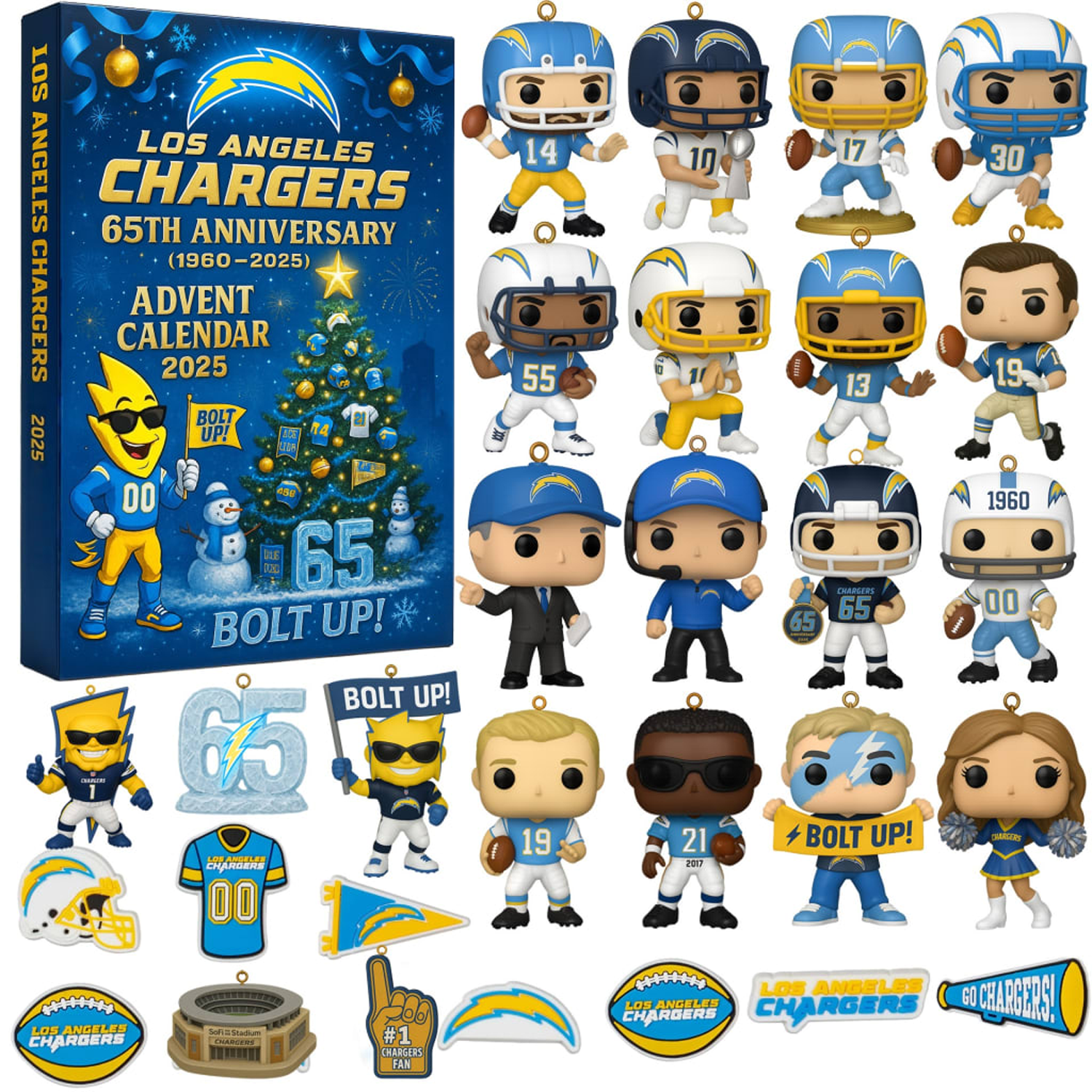 Buildercar - Los Angeles Chargers x NFL Anniversary Advent Calendar  