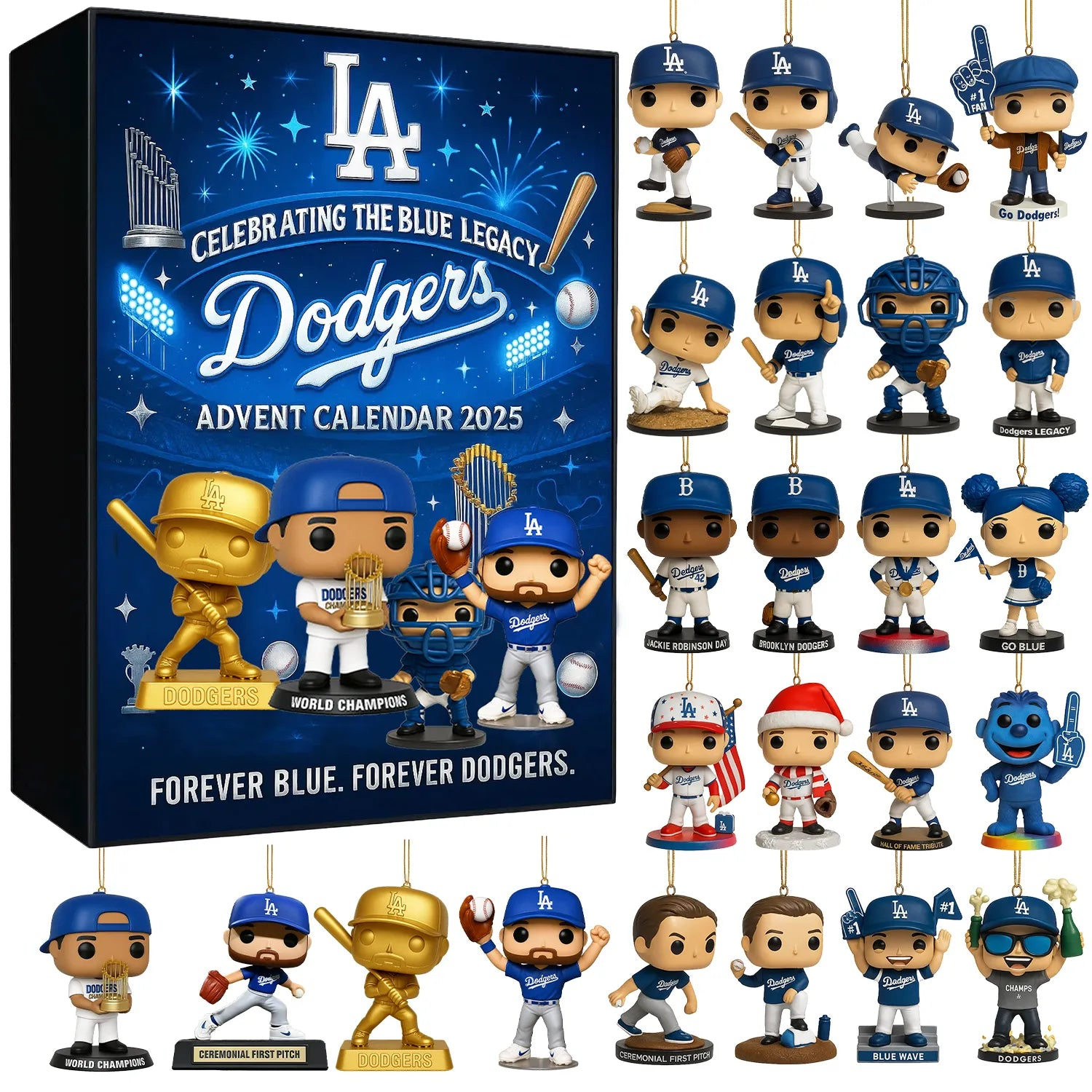 Buildercar - Los Angeles Dodgers Advent Calendar 2025 -2D Acrylic