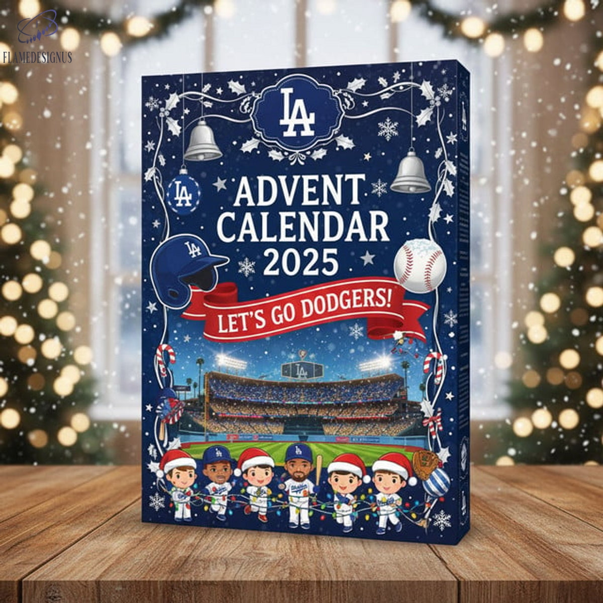 Buildercar - Los Angeles Dodgers Lets Go Dodgers Advent Calendar 2025 -2D Acrylic