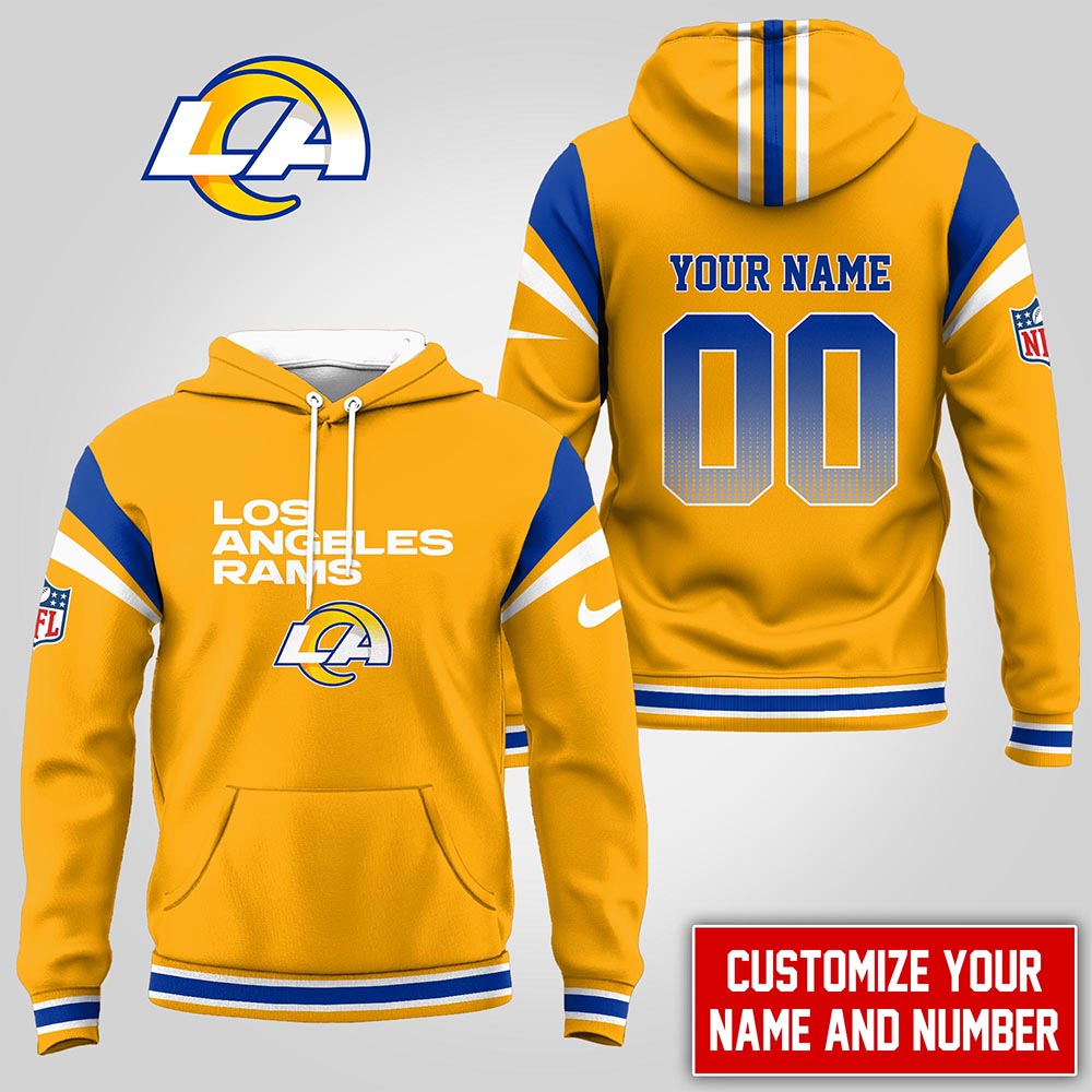 Buildercar - Los Angeles Rams | Premium NFL Customized Hoodie