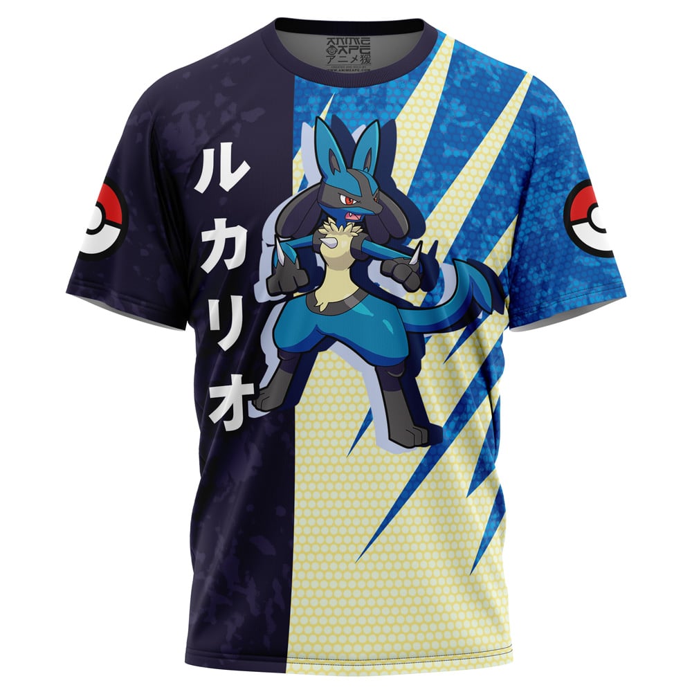 Buildercar - Lucario Attack Pokemon T-Shirt