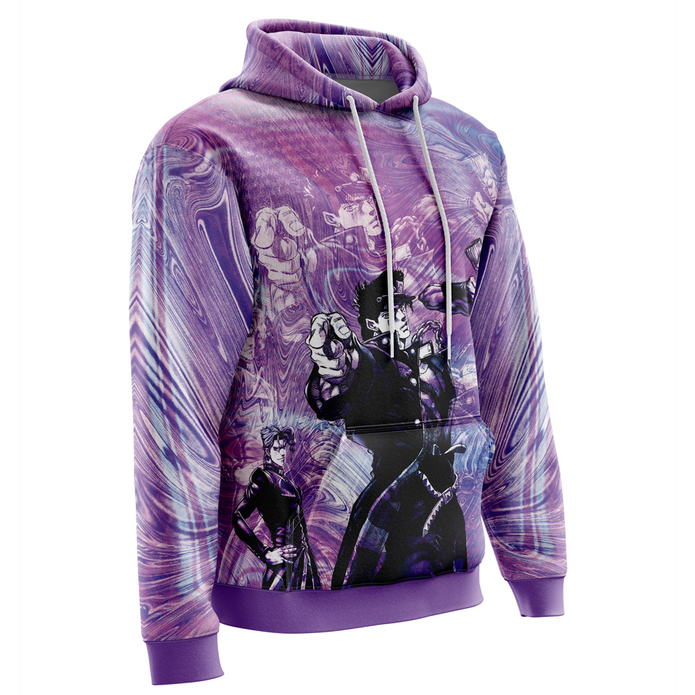 Buildercar - Lucid Stardust Crusaders Jojo’s Bizarre Adventure Hoodie - Image 2