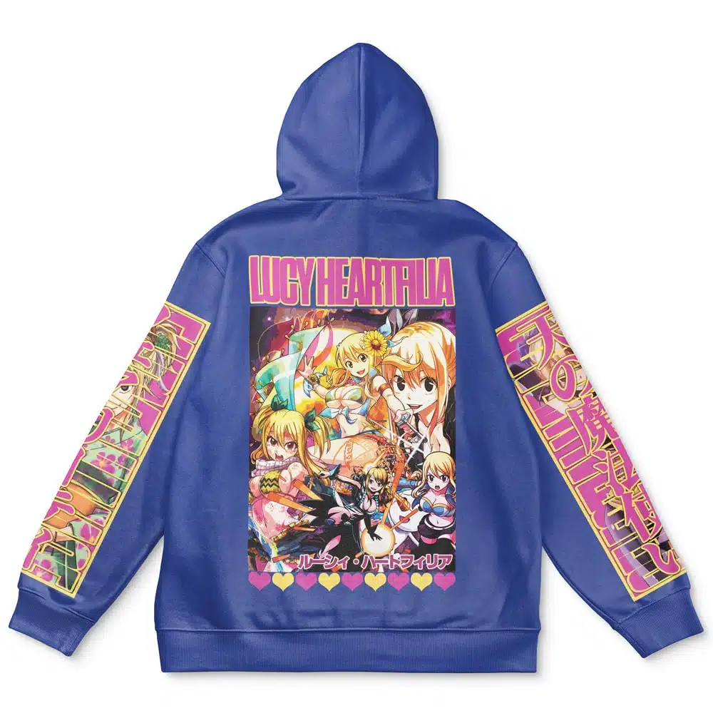 Buildercar - Lucy Heartfilia Fairy Tail Streetwear Hoodie