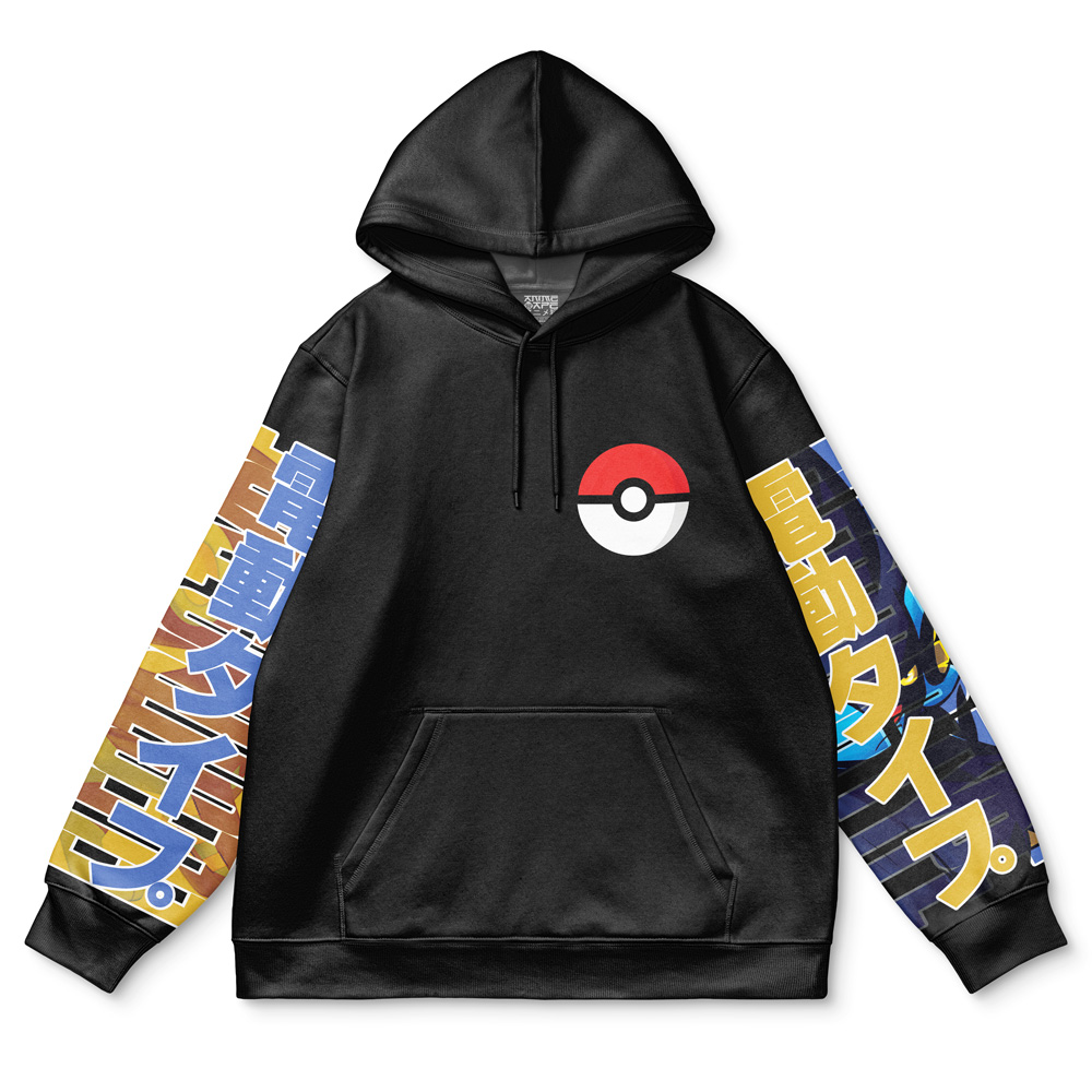 Buildercar - Luxray Pokemon Streetwear Hoodie - Image 2