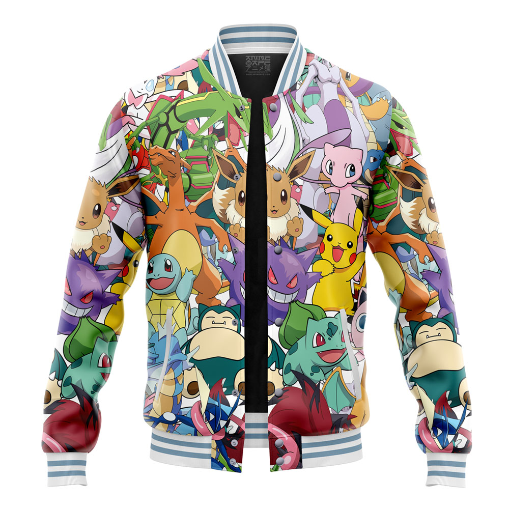 Buildercar - Magical Creatures Pokemon Varsity Jacket
