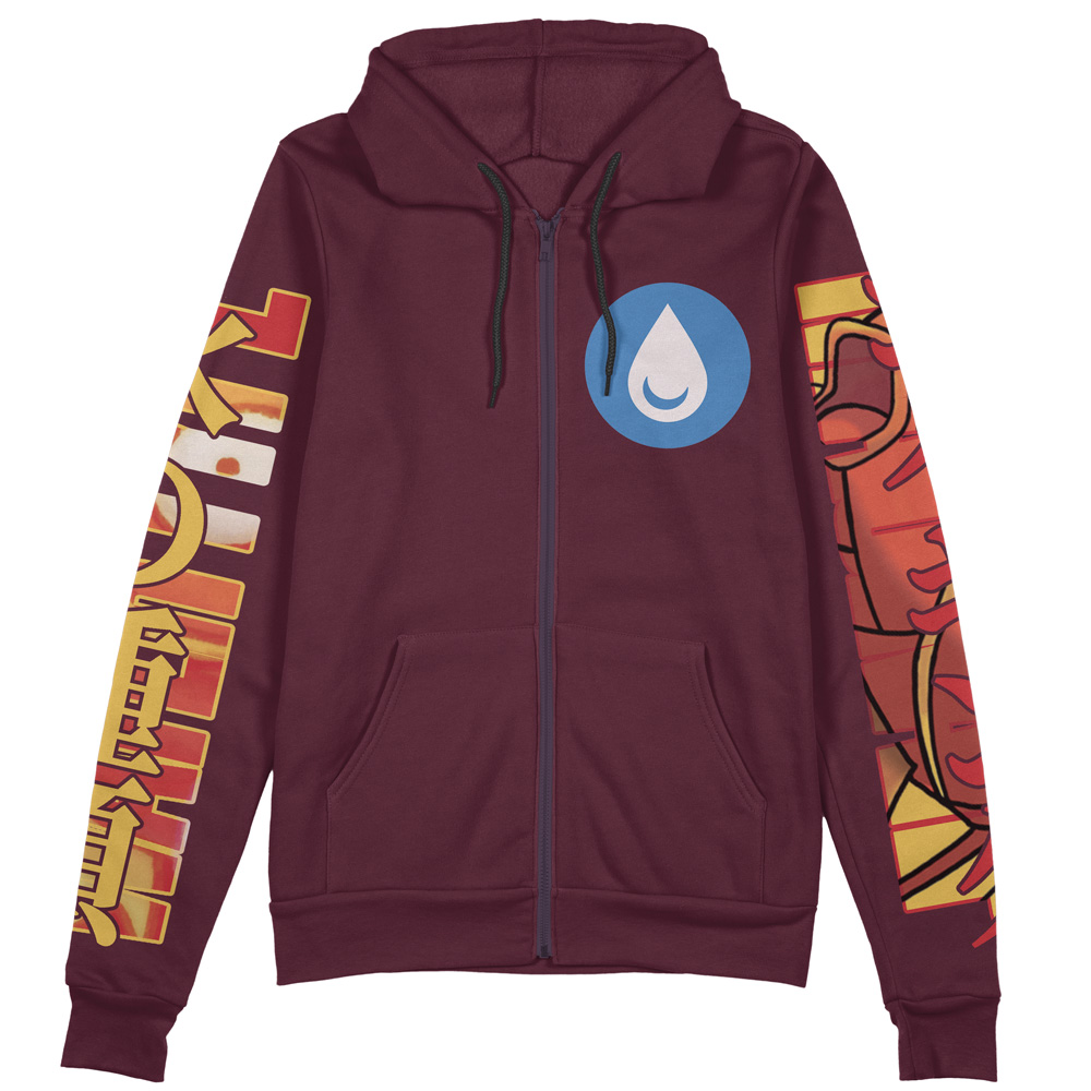 Buildercar - Magikarp Pokemon Streetwear Zip Hoodie Jacket - Image 2