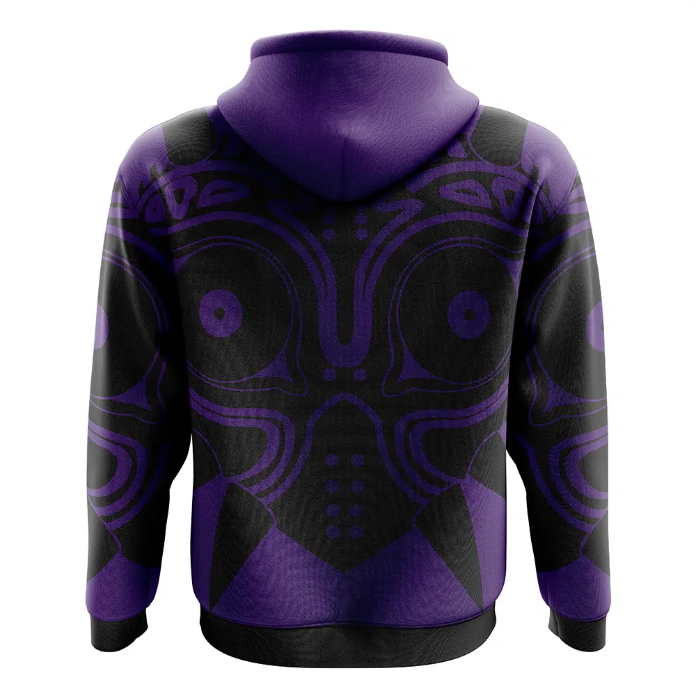 Buildercar - Majora's Mask Zelda Zip Hoodie Jacket - Image 2