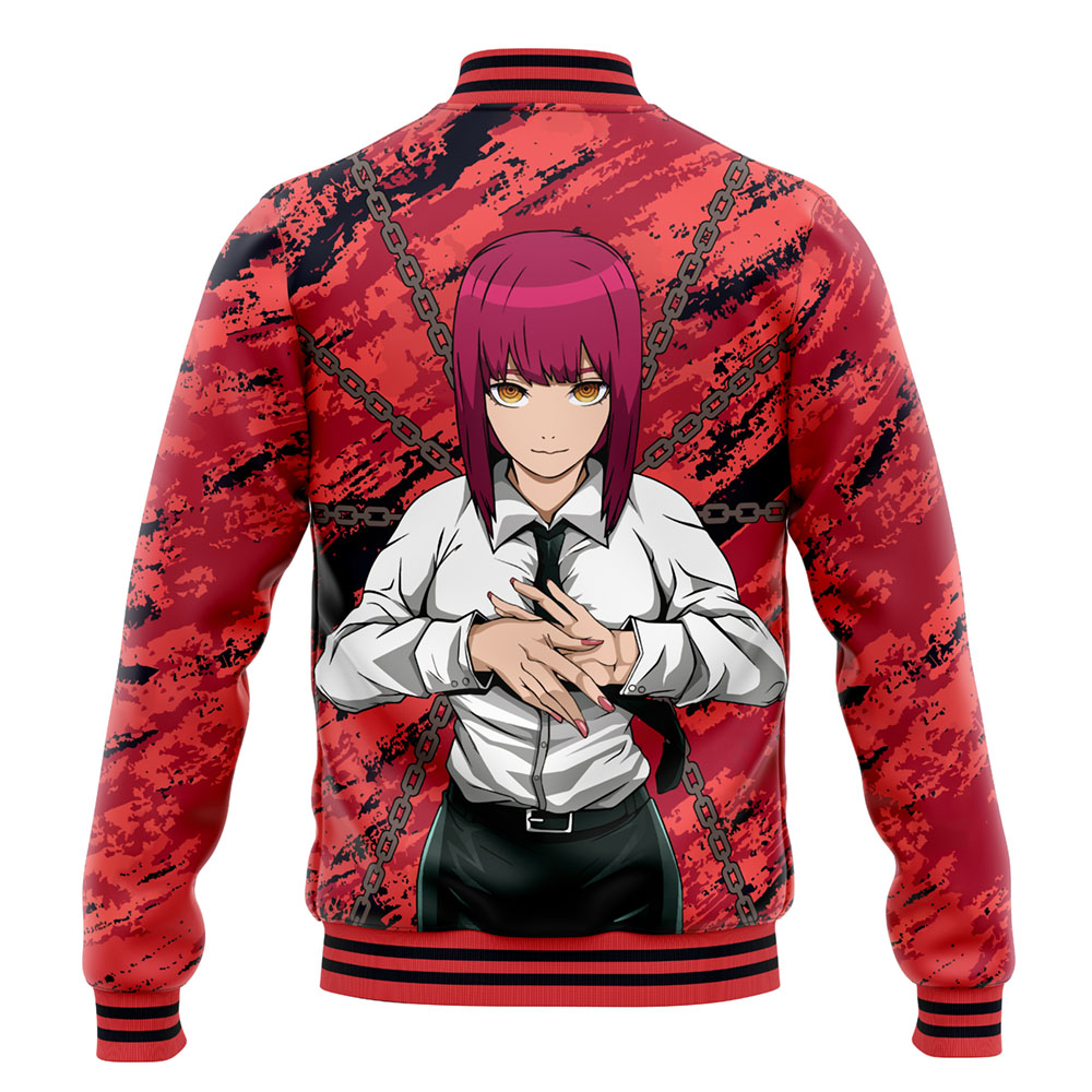 Buildercar - Makima Chainsaw Man Varsity Jacket