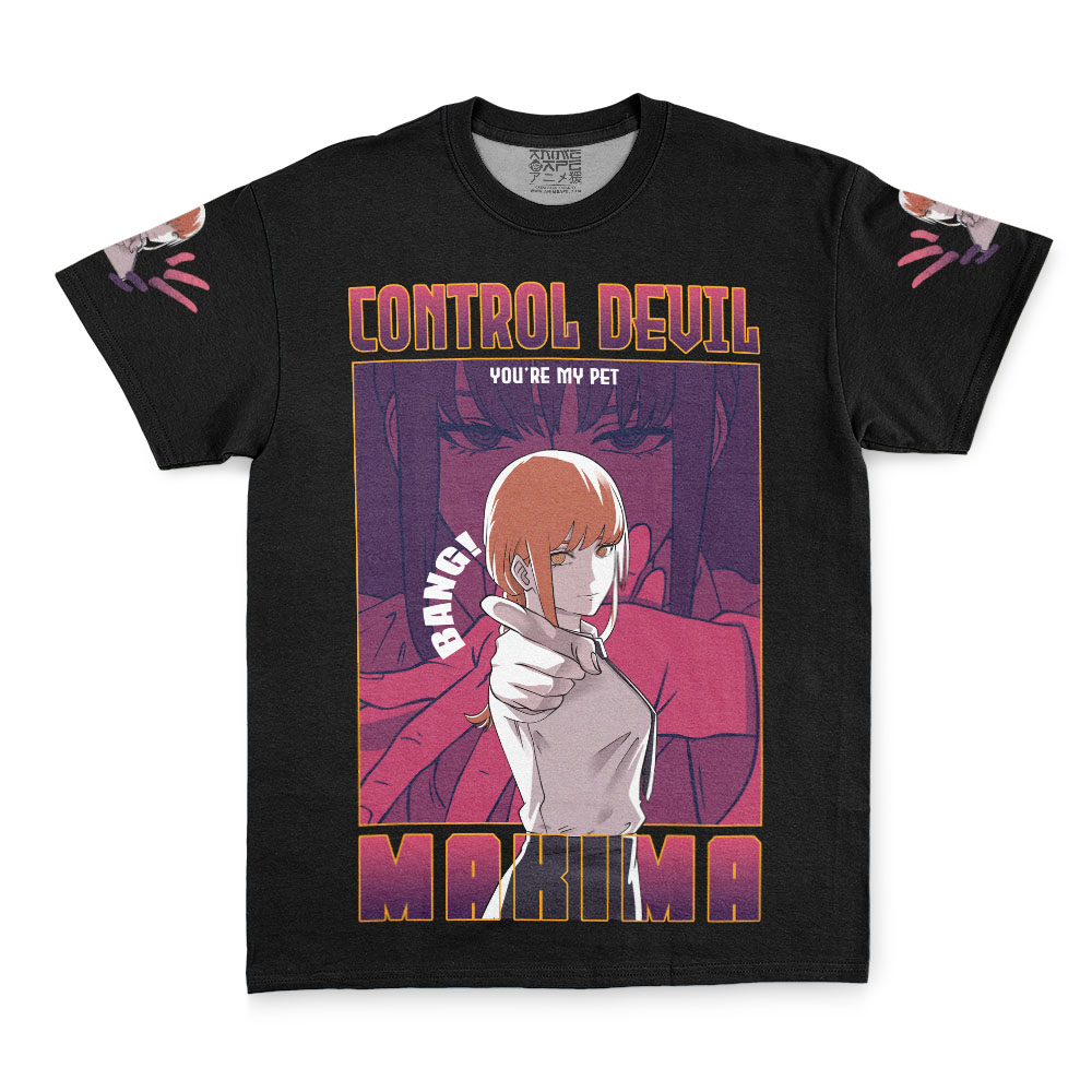 Buildercar - Makima You're My Pet Chainsaw Man Streetwear T-Shirt