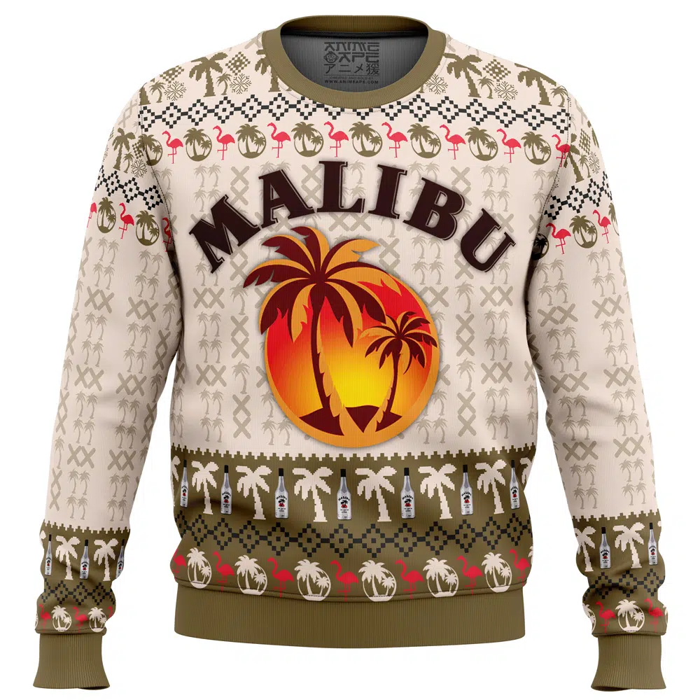 Buildercar - Malibu Rum Ugly Christmas Sweater