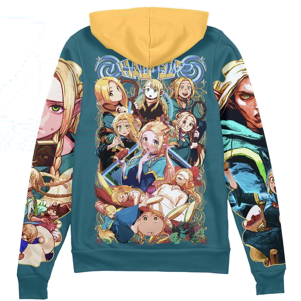 Buildercar - Marcille Donato Delicious in Dungeon Streetwear Zip Hoodie Jacket