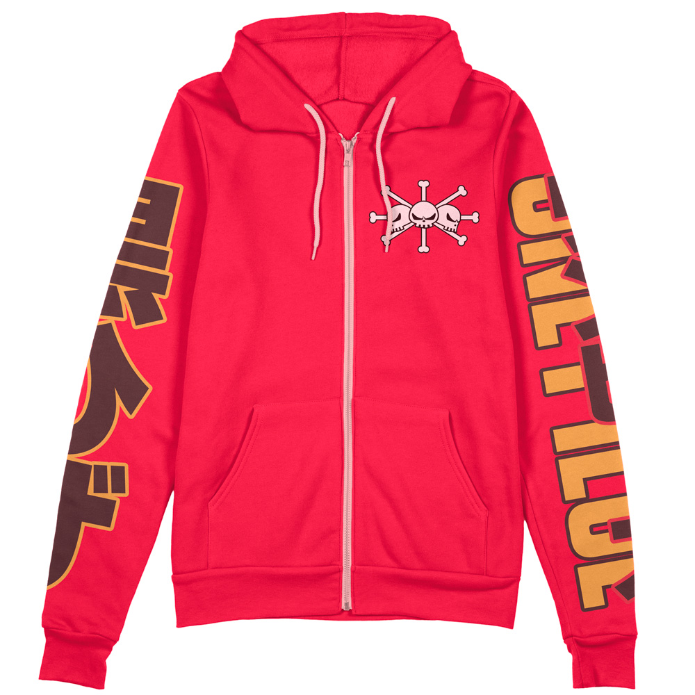 Buildercar - Marshall D. Teach One Piece Streetwear Zip Hoodie Jacket - Image 2