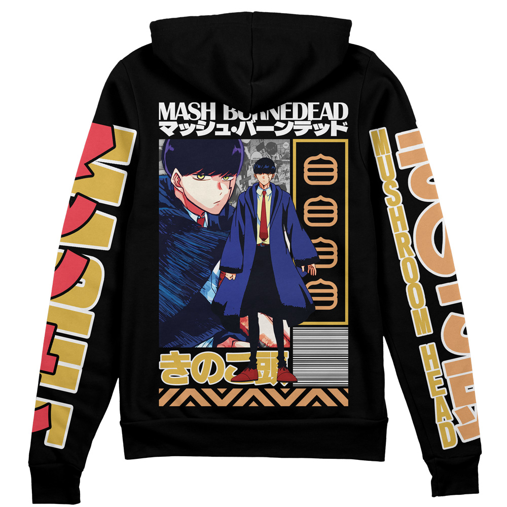 Buildercar - Mash Burnedead Mashle Streetwear Zip Hoodie Jacket