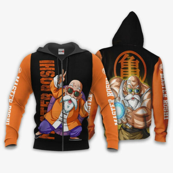 Buildercar - Master Roshi Dragon Ball Z Anime 1k280 Fan Gift Stylist Unisex Cartoon Graphic Outfits Aop 3d Hoodie 900