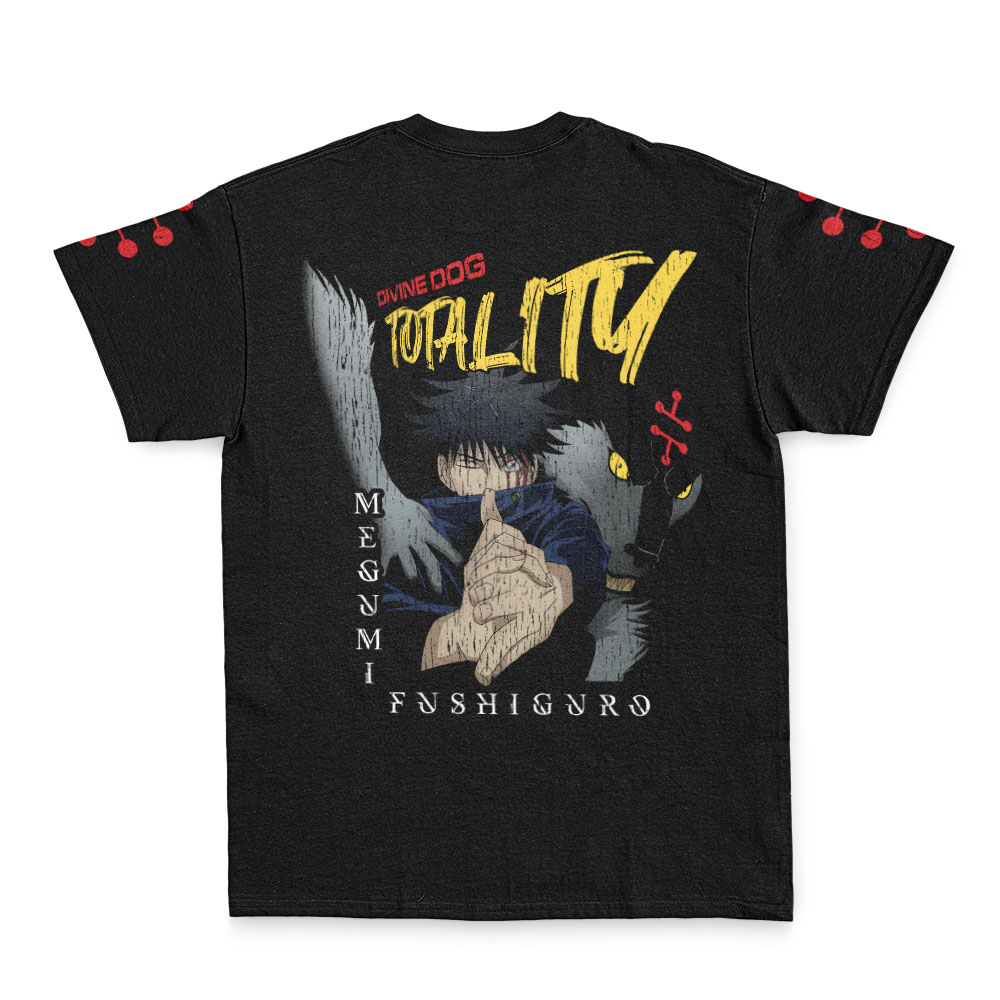 Buildercar - Megumi Fushiguro Divine Dog Jujutsu Kaisen Streetwear T-Shirt