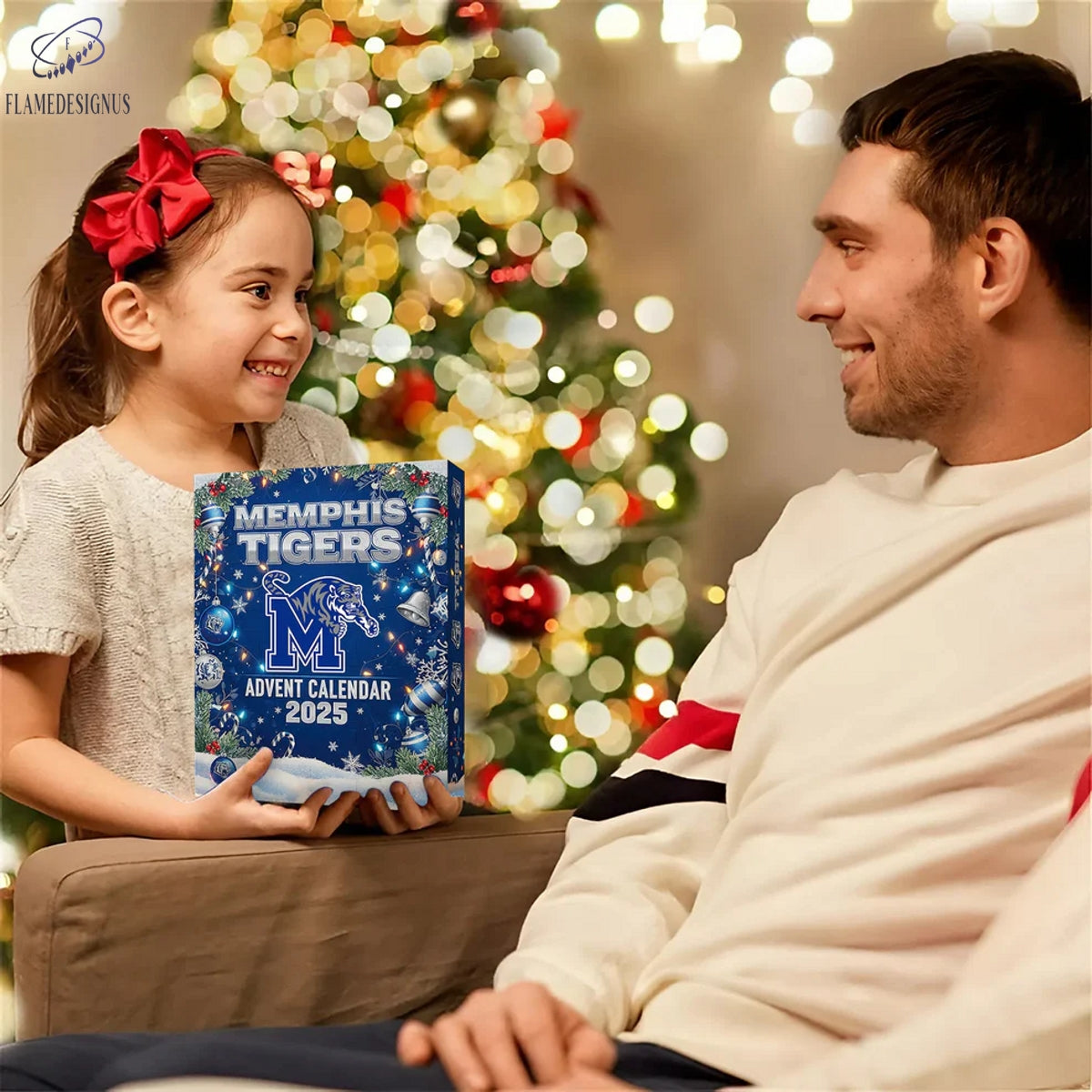 Buildercar - Memphis Tigers Advent Calendar 2025 -2D Acrylic