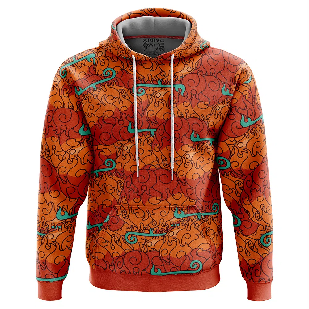 Buildercar - Mera Mera No Mi One Piece Hoodie