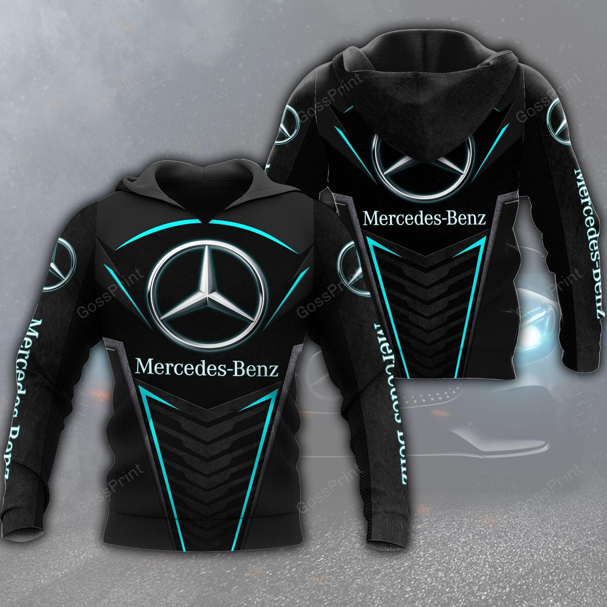 Buildercar - Mercedes Benz Aop Hoodie
