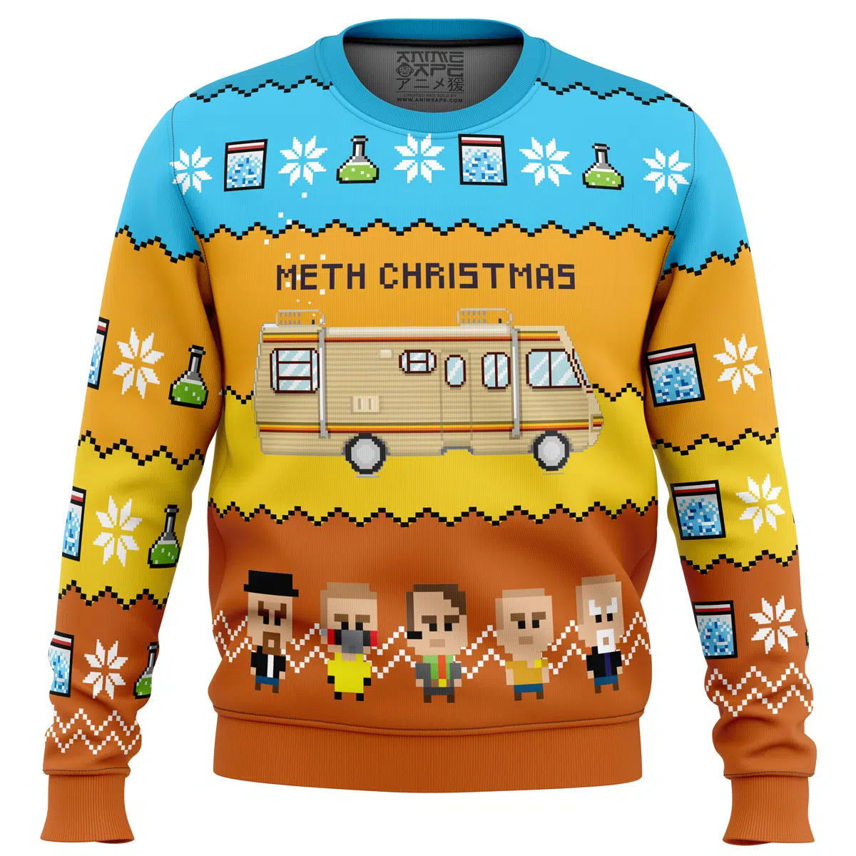Buildercar - Methy Christmas Breaking Bad Ugly Christmas Sweater