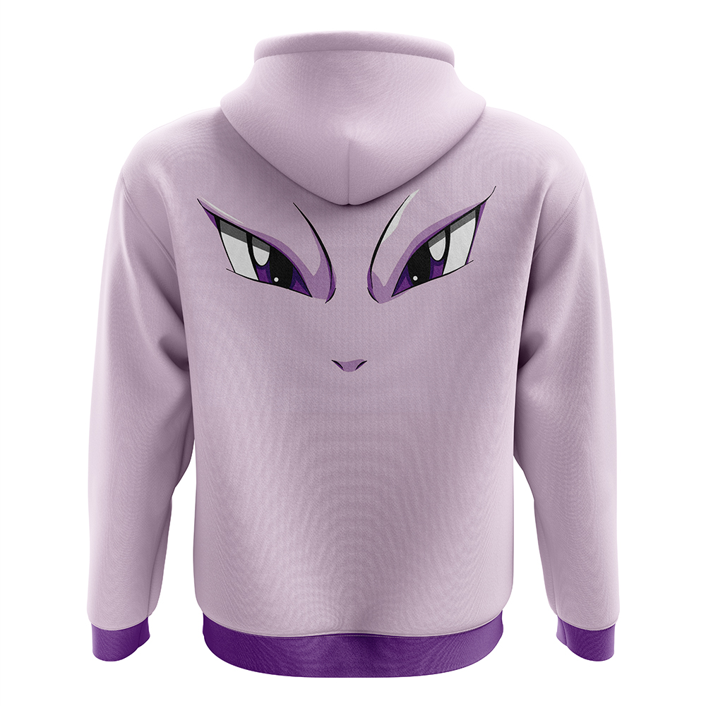 Buildercar - Mewtwo Pokemon Zip Hoodie Jacket - Image 2