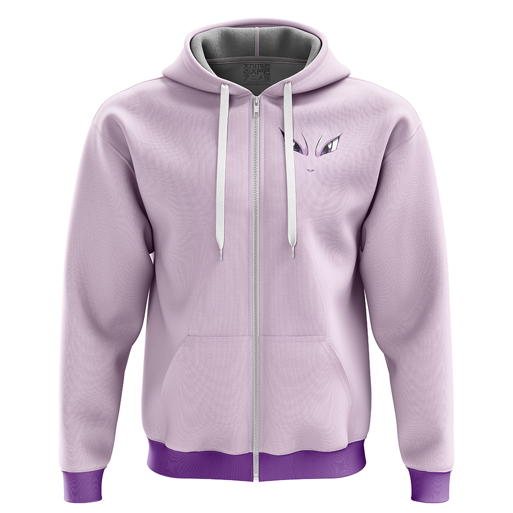 Buildercar - Mewtwo Pokemon Zip Hoodie Jacket