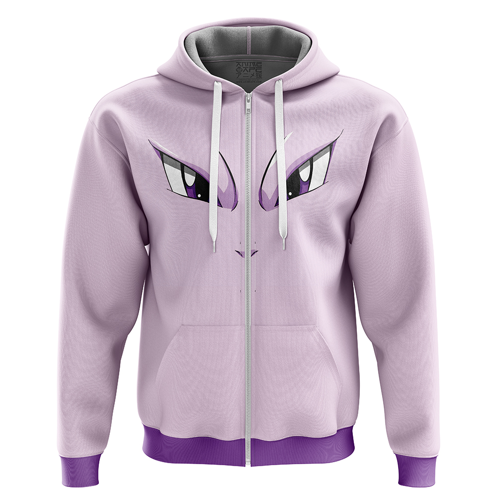Buildercar - Mewtwo V2 Pokemon Zip Hoodie Jacket