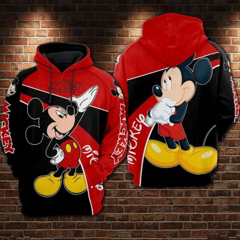 Buildercar - Mickey Friends Movies Disney 1 Over Print 3d Hoodie