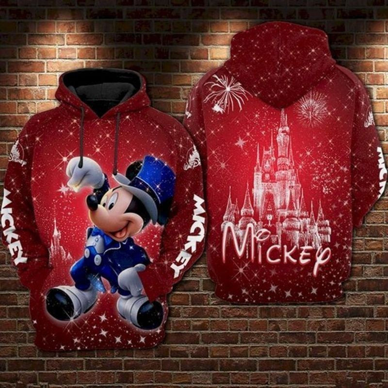 Buildercar - Mickey Mouse Disney Magician Castle Hoodie Bomber 638