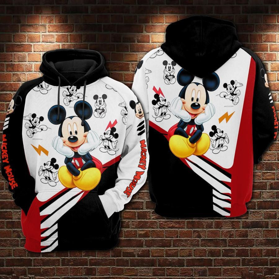 Buildercar - Mickey Mouse Movies Disney Over Print 3d Hoodie 307