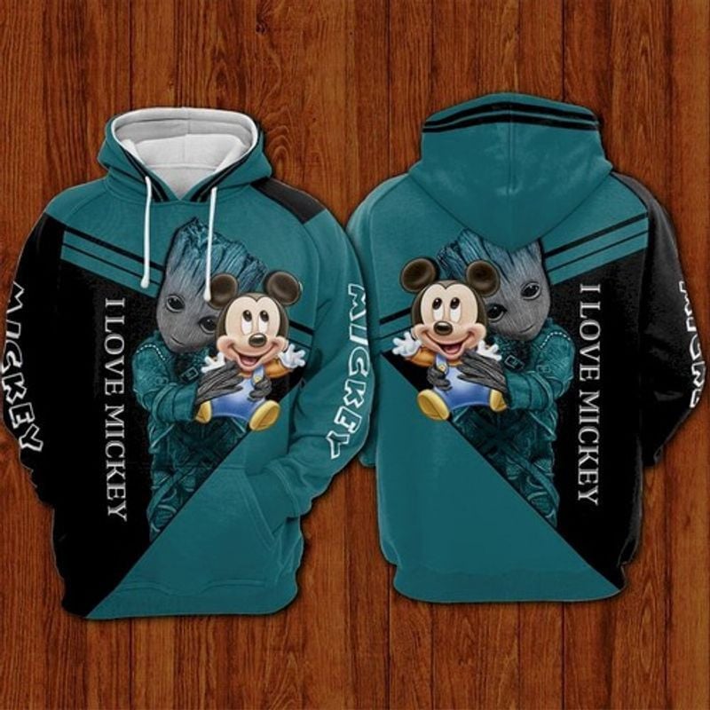 Buildercar - Mickey Mouse X Groot 3d Hoodie