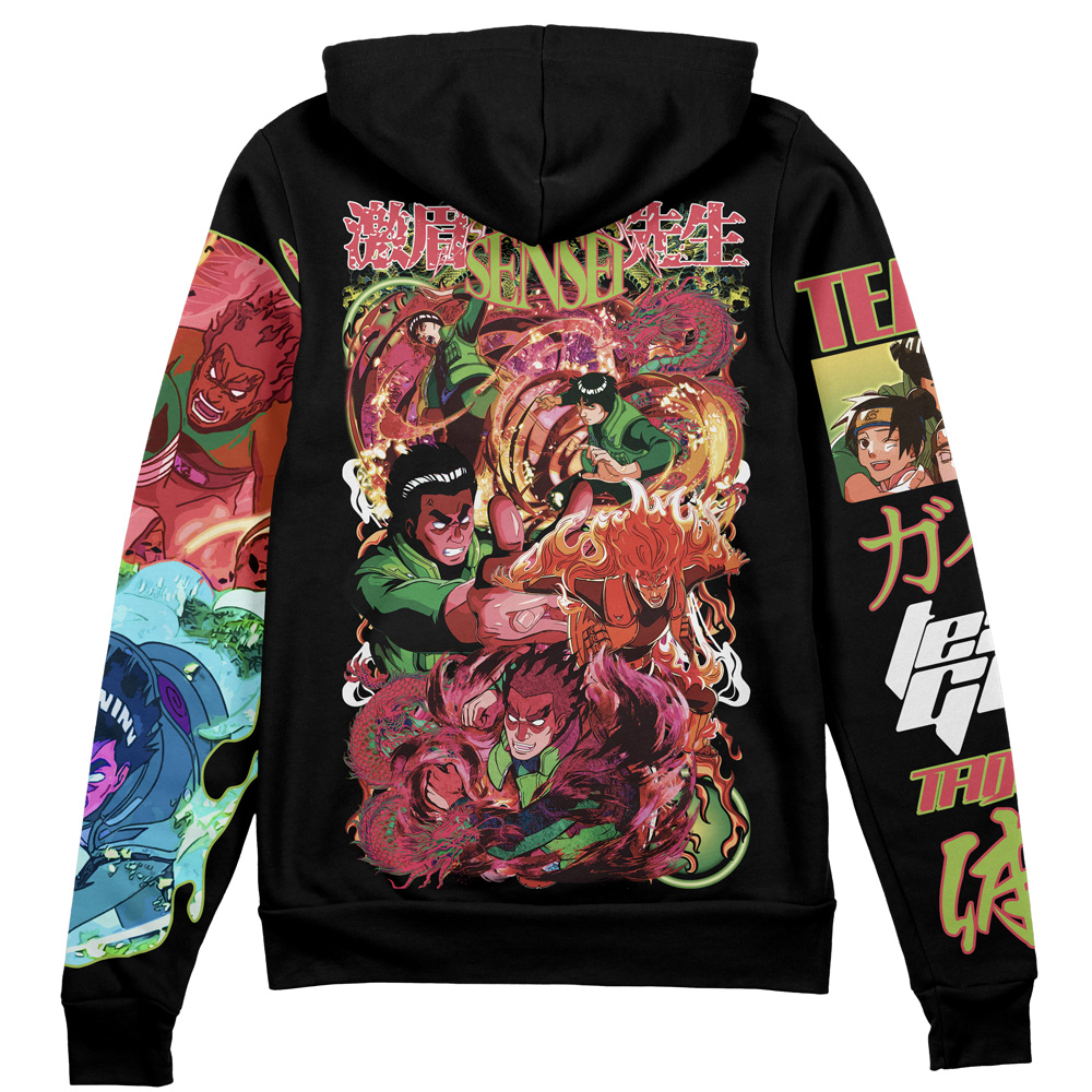 Buildercar - Might Guy V2 Shippuden Streetwear Zip Hoodie Jacket